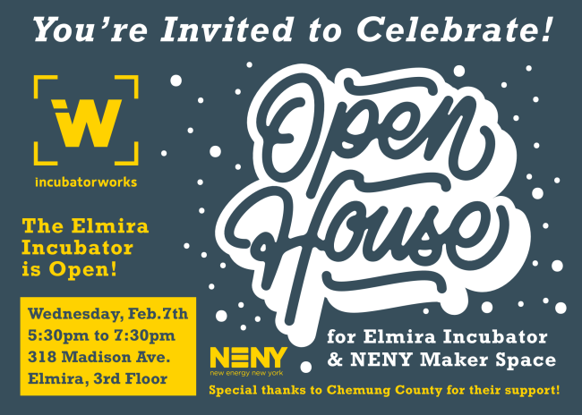 Elmira Incubator Works Open House - IncubatorWorks